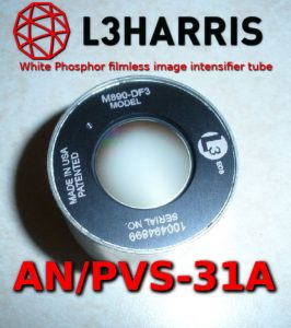 White Phosphor filmless image intensifier tube