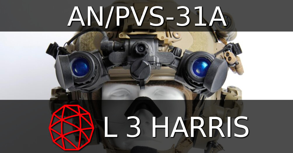 PVS 31 A from L3 Harris mounted on ballistic helmet